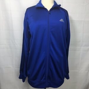 Boyfriend adidas classic track jacket blue M